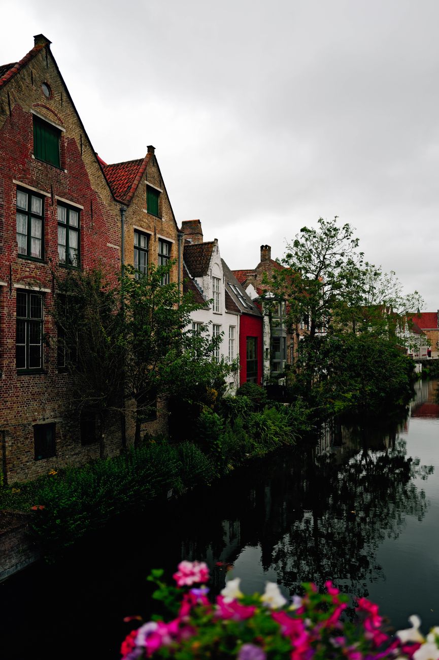 Brugge grachten en historische panden